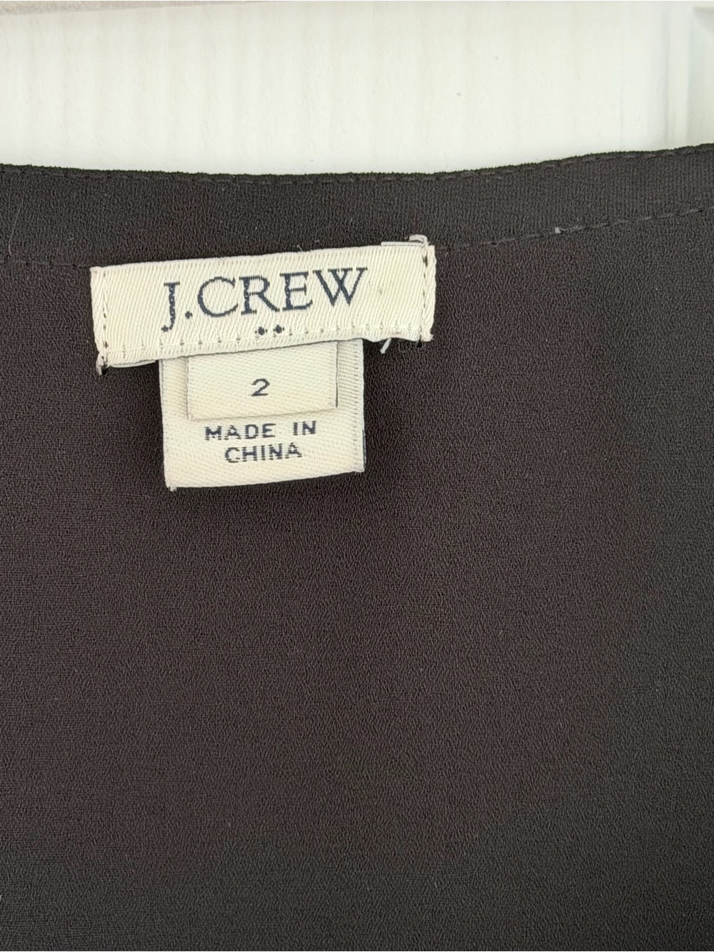 J. Crew Black Ruffle Cold-Shoulder Camisole - Picture 3 of 3